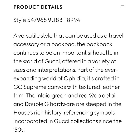 Gucci Backpack - Picture 5 of 13